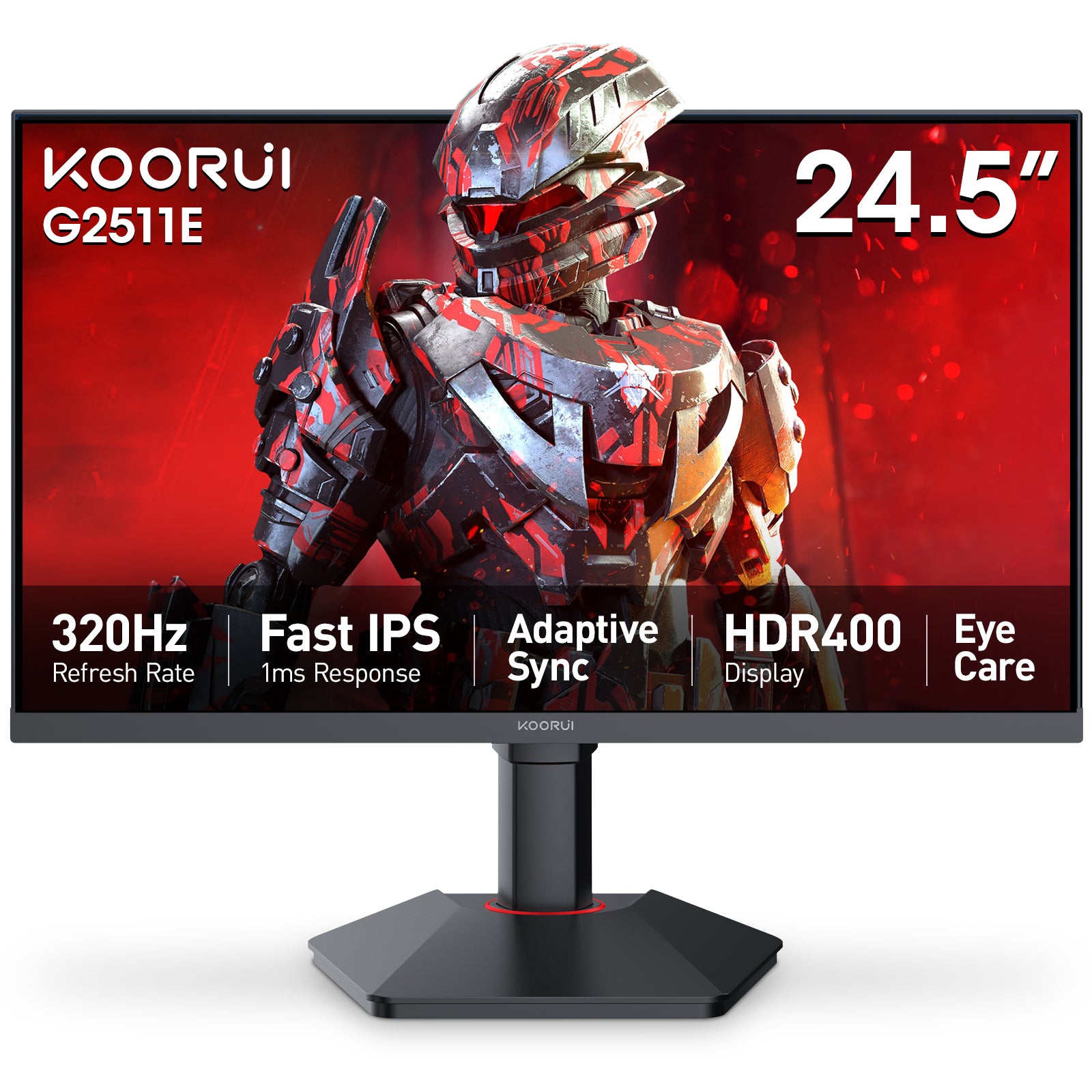 Moniteur de jeu KOORUI G2511E 25 pouces IPS FHD 320 Hz – KOORUI EU