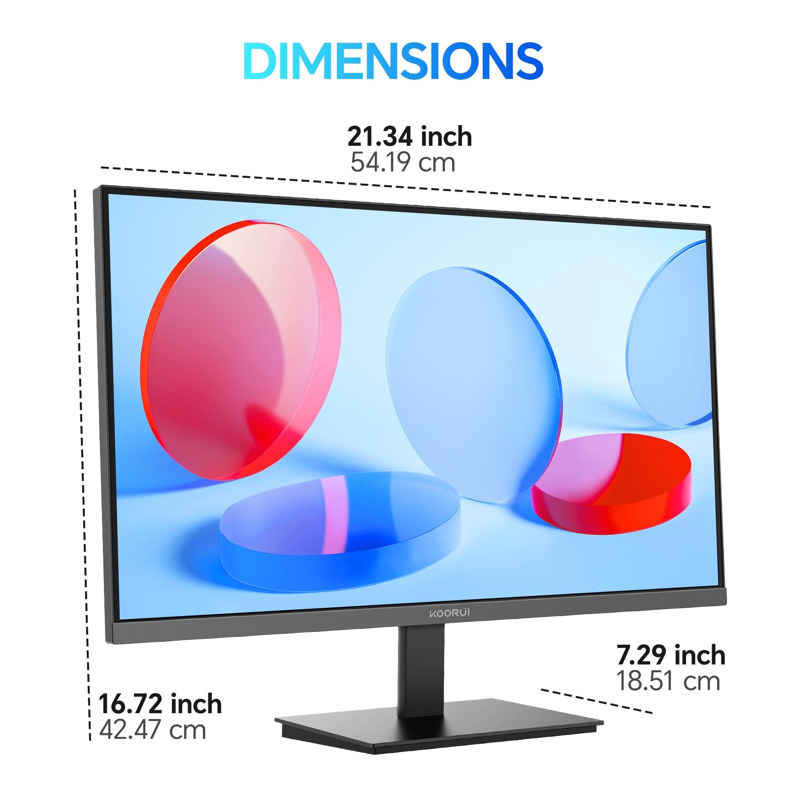 Moniteur professionnel KOORUI E2411K 24 pouces IPS FHD 144 Hz
