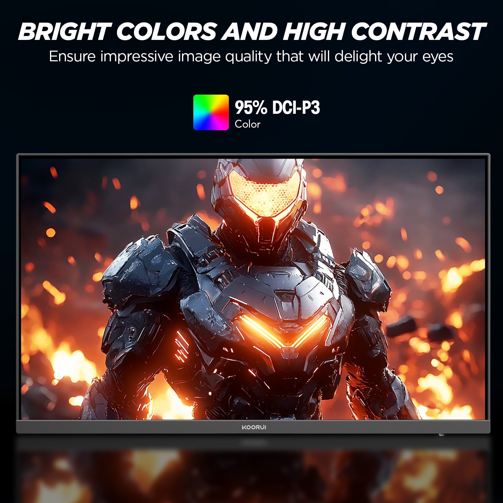 Moniteur de jeu KOORUI G2511E 25 pouces IPS FHD 320 Hz