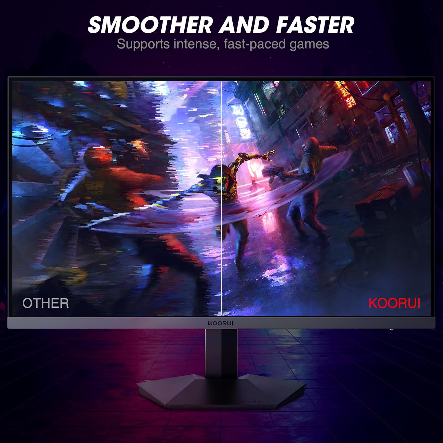 Moniteur de jeu KOORUI 24E3 24 pouces IPS FHD 165 Hz