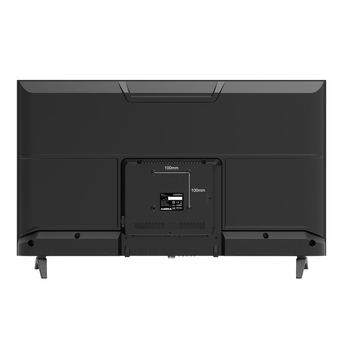 KOORUI K40Q1FQ-T8, 40 pouces, Full HD QLED, TIZEN TV, Taille compacte avec écran coloré, Son dynamique avec Dolby Audio, Finition métallique haut de gamme