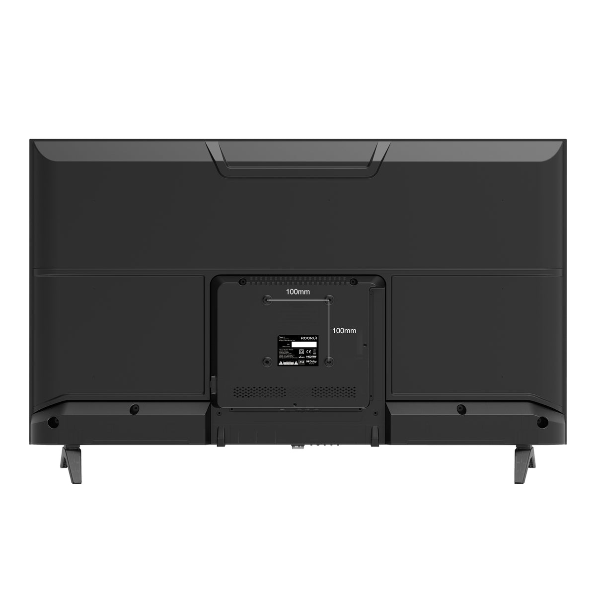 KOORUI K40Q1FQ-T8, 40 pouces, Full HD QLED, TIZEN TV, Taille compacte avec écran coloré, Son dynamique avec Dolby Audio, Finition métallique haut de gamme