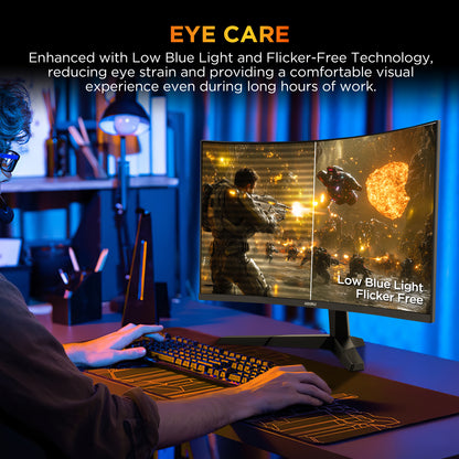 KOORUI G3221SC 31.5-inch QHD 170Hz Curved VA Gaming Monitor