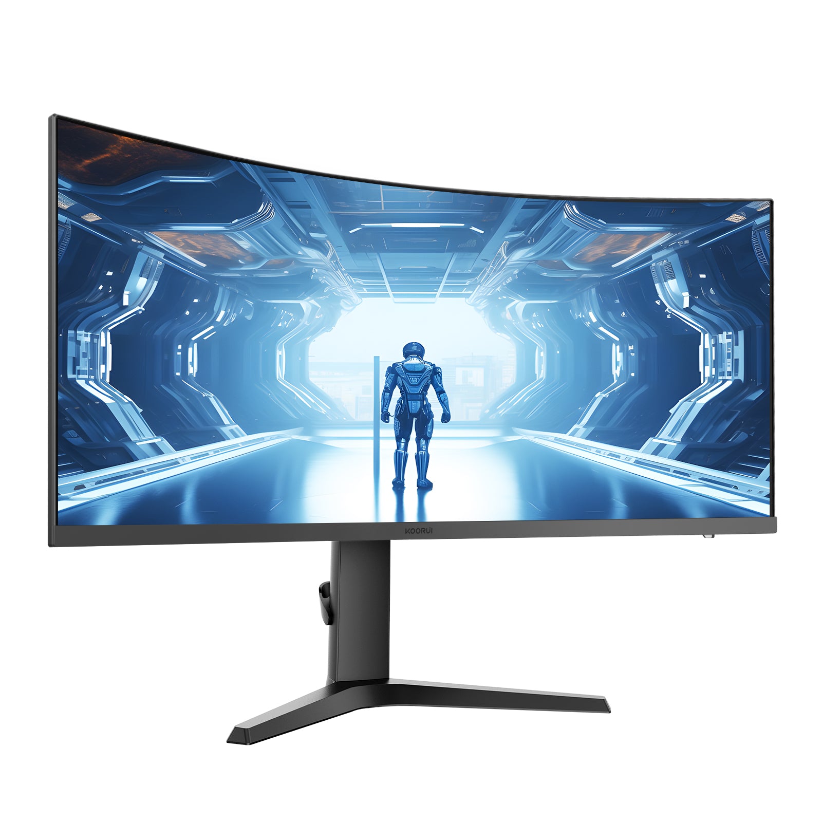 Moniteur de jeu incurvé KOORUI 34E6UC 34 pouces VA WQHD 165 Hz 