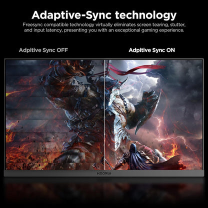 Moniteur de jeu KOORUI 25E3A 24,5 pouces VA FHD 180 Hz 