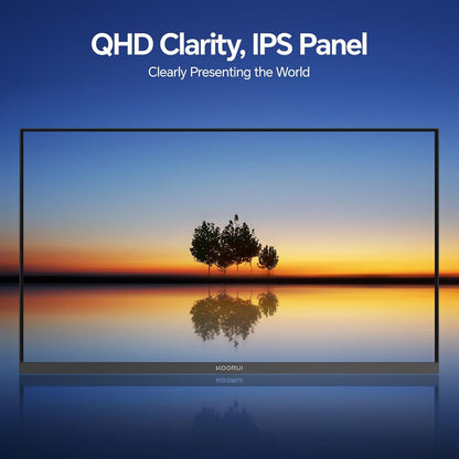 Moniteur professionnel KOORUI E2721H 27 pouces IPS QHD 120 Hz 