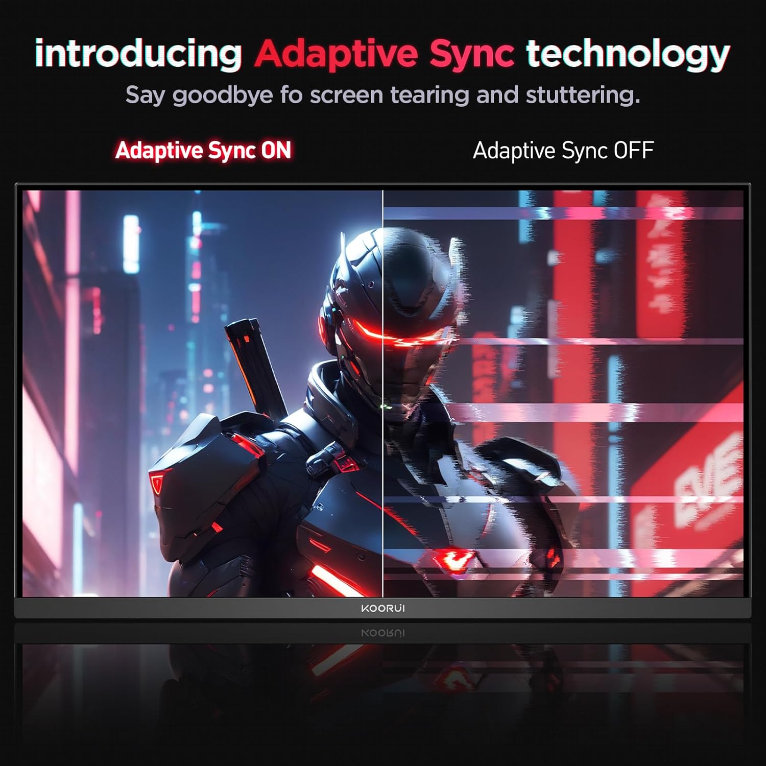 Moniteur de jeu KOORUI G2722P 27 pouces IPS QHD 200 Hz 