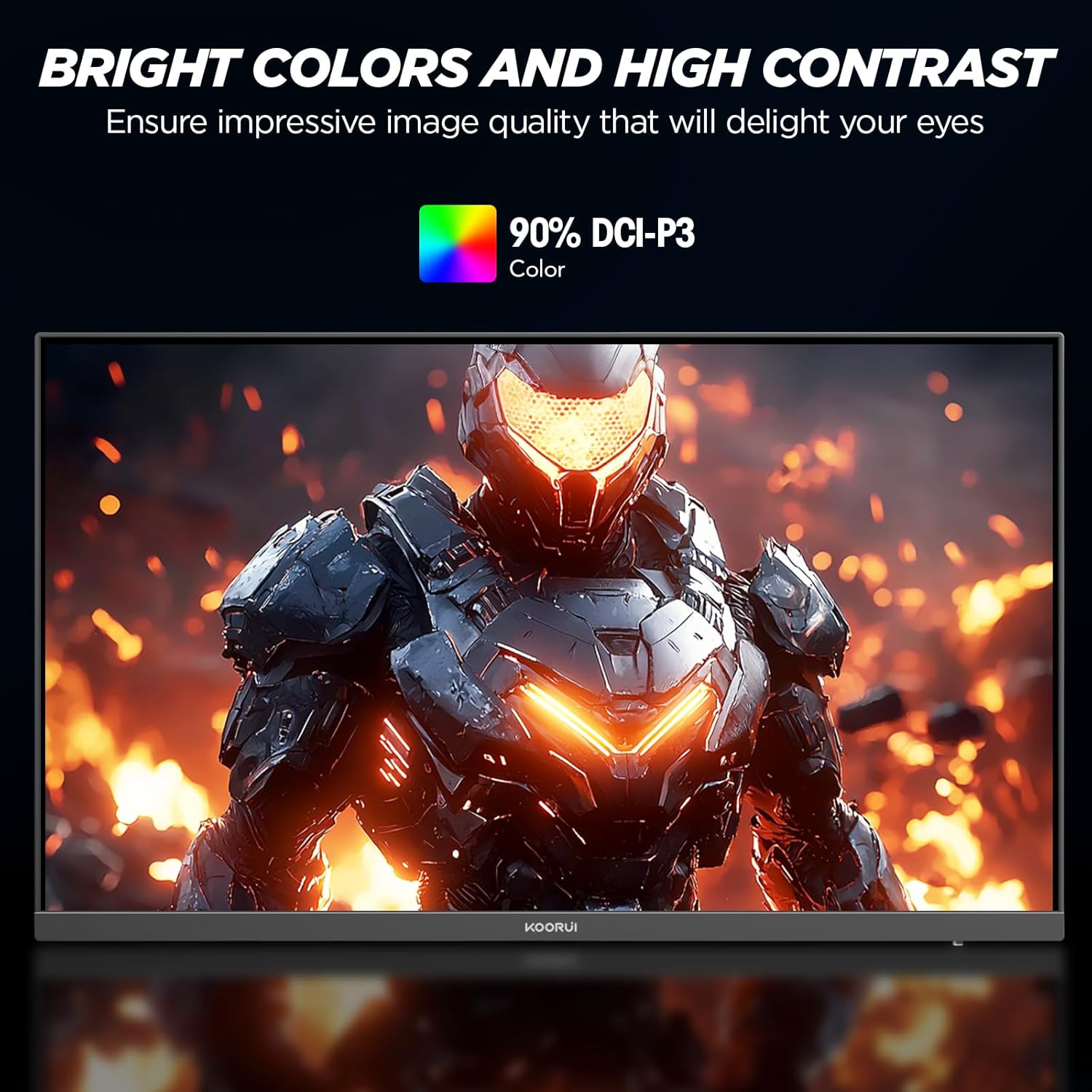 Moniteur de jeu KOORUI G2711P 27 pouces IPS FHD 200 Hz 