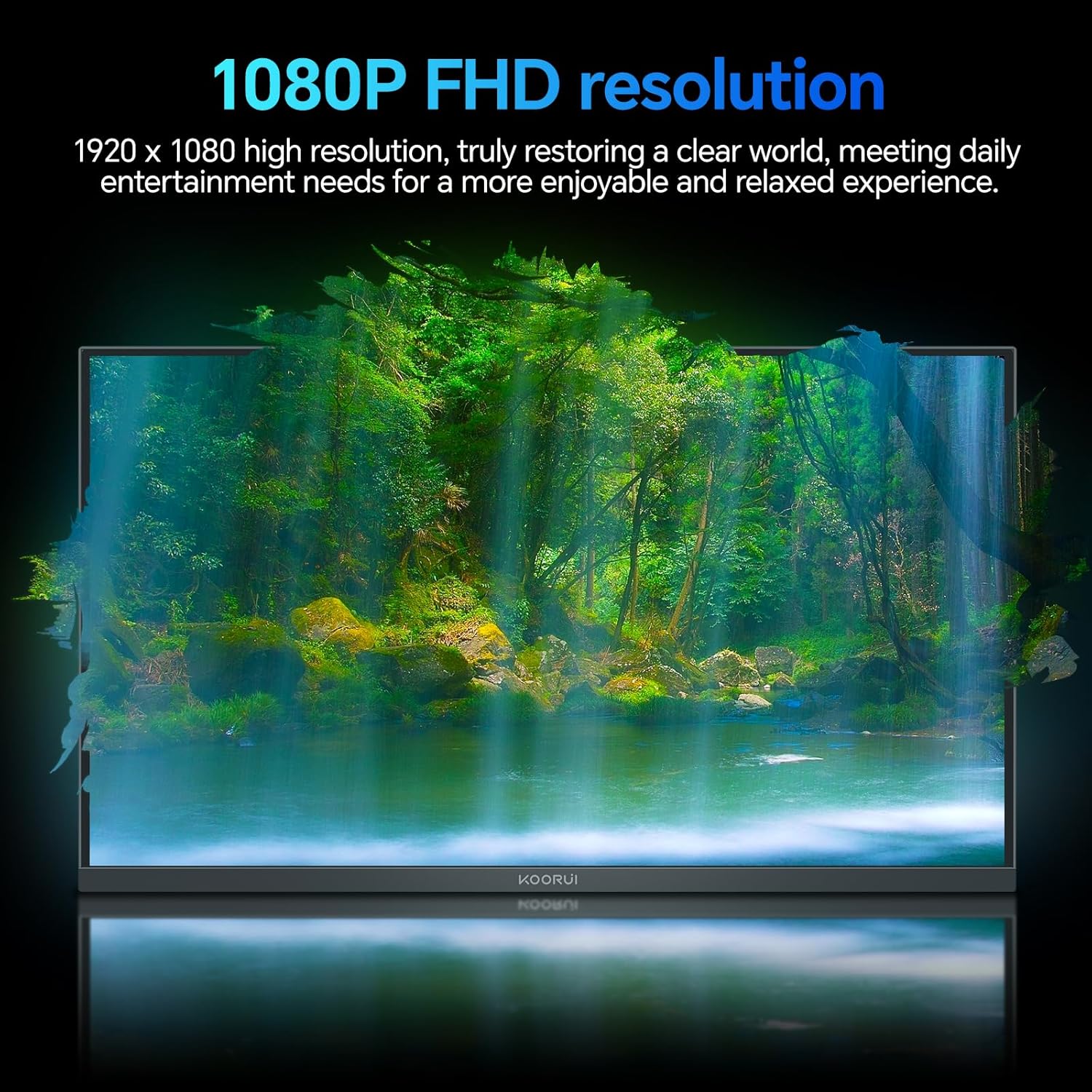 Moniteur professionnel KOORUI E2711F 27 pouces IPS FHD 100 Hz 