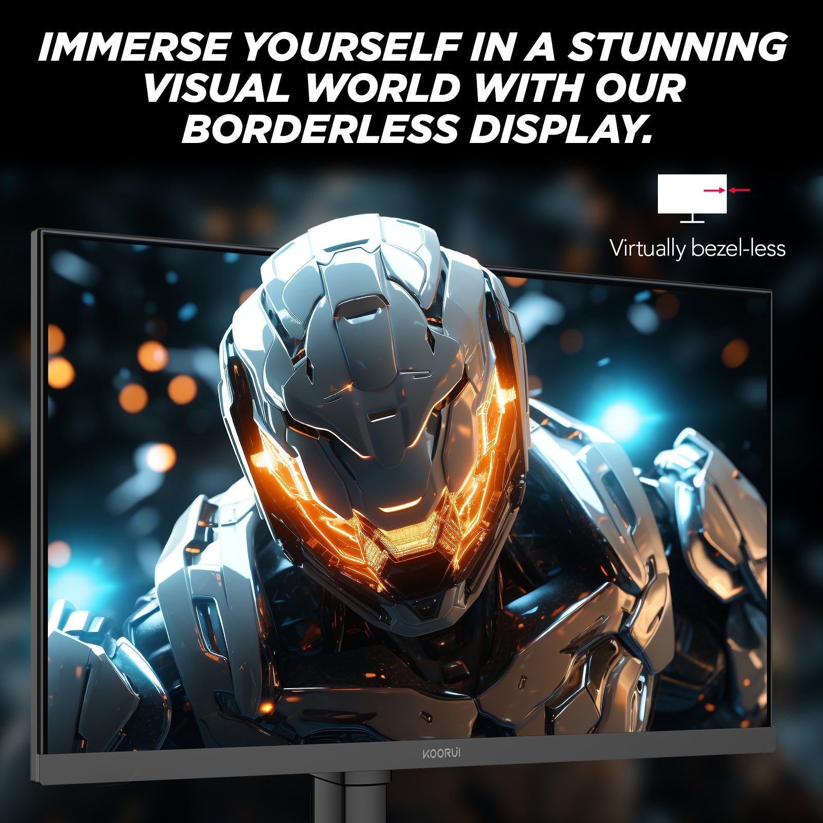 Moniteur de jeu KOORUI G2511E 25 pouces IPS FHD 320 Hz 