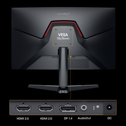 KOORUI G3221SC 31.5-inch QHD 170Hz Curved VA Gaming Monitor