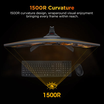 KOORUI G3221SC 31.5-inch QHD 170Hz Curved VA Gaming Monitor