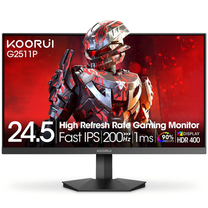 Moniteur de jeu KOORUI G2511P 25 pouces IPS FHD 200 Hz 