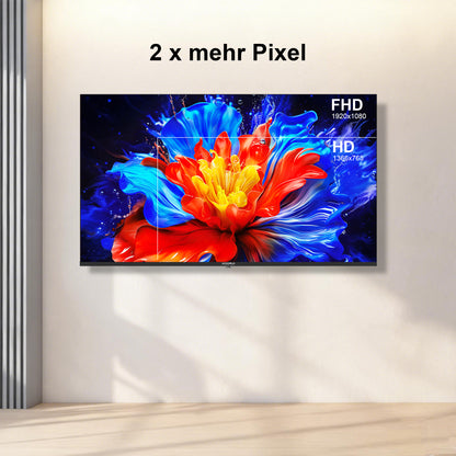 KOORUI K55Q1UQ-T8, 55 pouces, 4K QLED, TV Tizen, Design sans bordure, Son dynamique avec Dolby Audio, Finition métallique haut de gamme