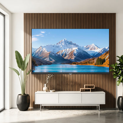 KOORUI K85D3UQ-T8, 85 pouces, 4K QLED, TIZEN TV, Design sans bords, Son dynamique avec Dolby Audio, Finition métallique haut de gamme